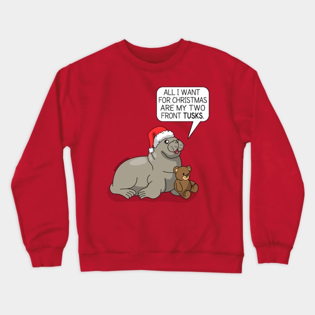 WALRUS BABY - ZOODRAWS COMIC Crewneck Sweatshirt by Zoodraws